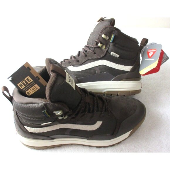 Vans Men's UltraRange Exo Hi MTE-2 All Weather Boots Demitasse Brown Size 11 NIB - Picture 1 of 6
